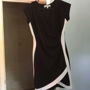 Black and white dress